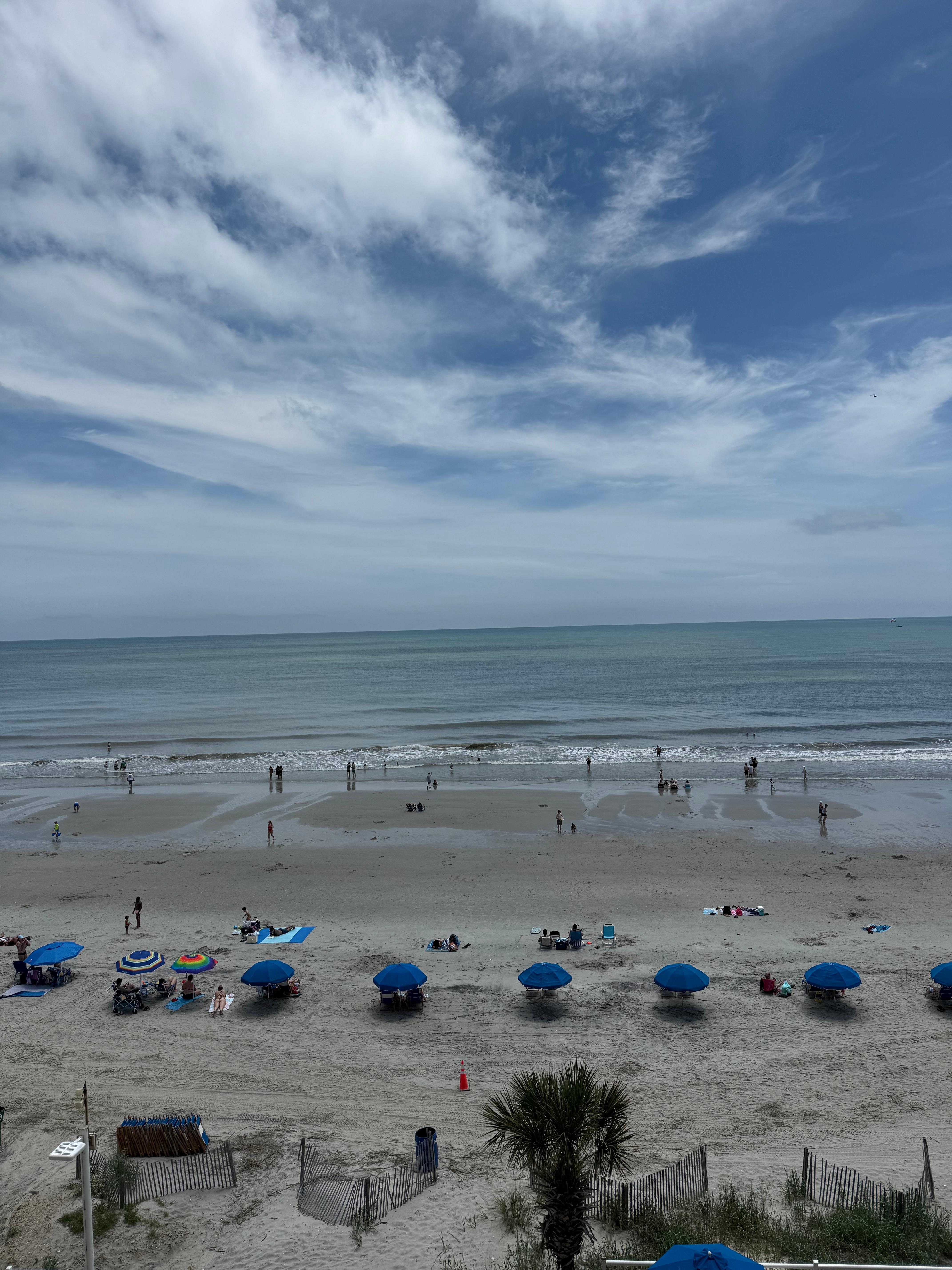 View from the room’s balcony