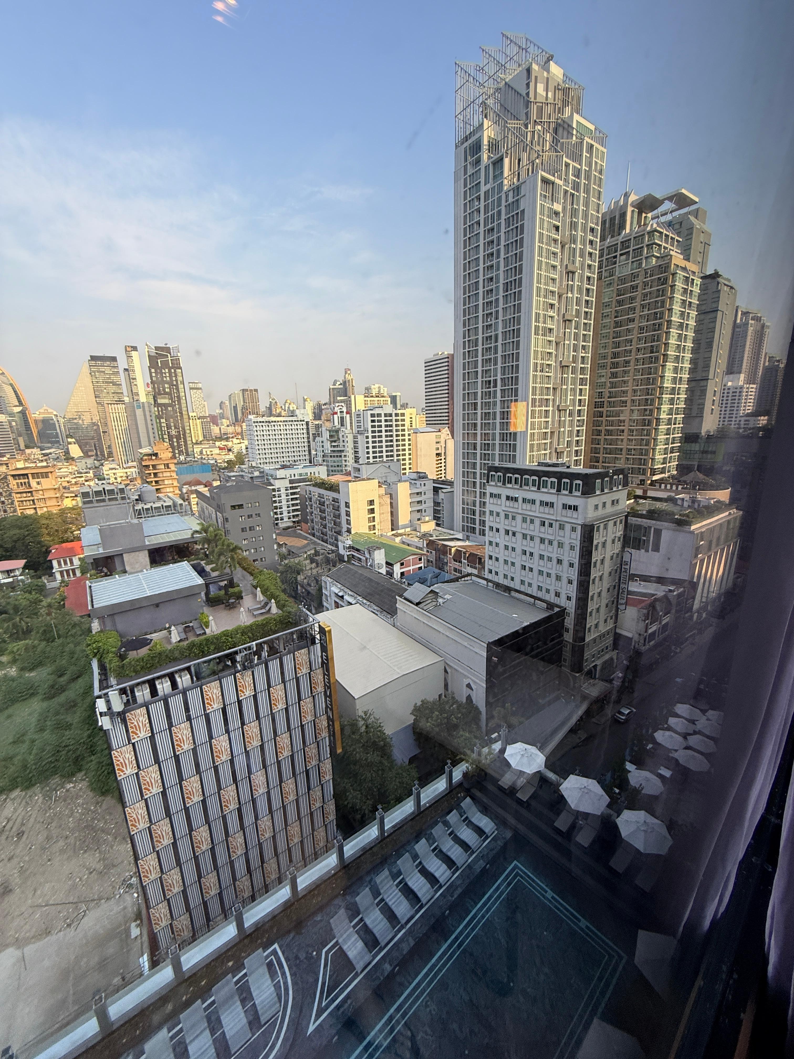 Our view from the room (floor 15)