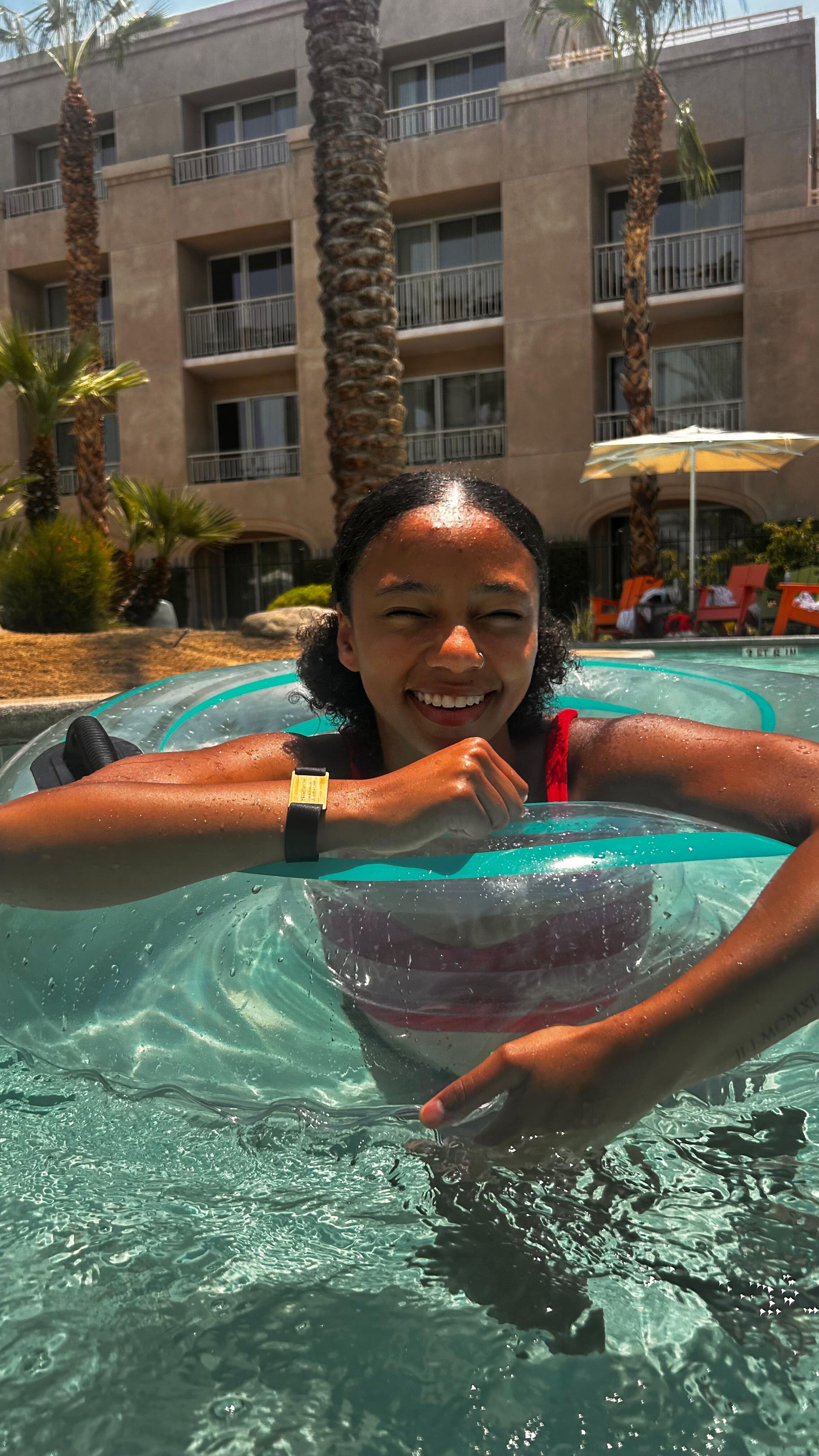 Lazy river was a hit and so relaxing