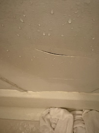 Broken shower stall