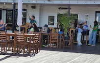 On the deck with Tim Busby