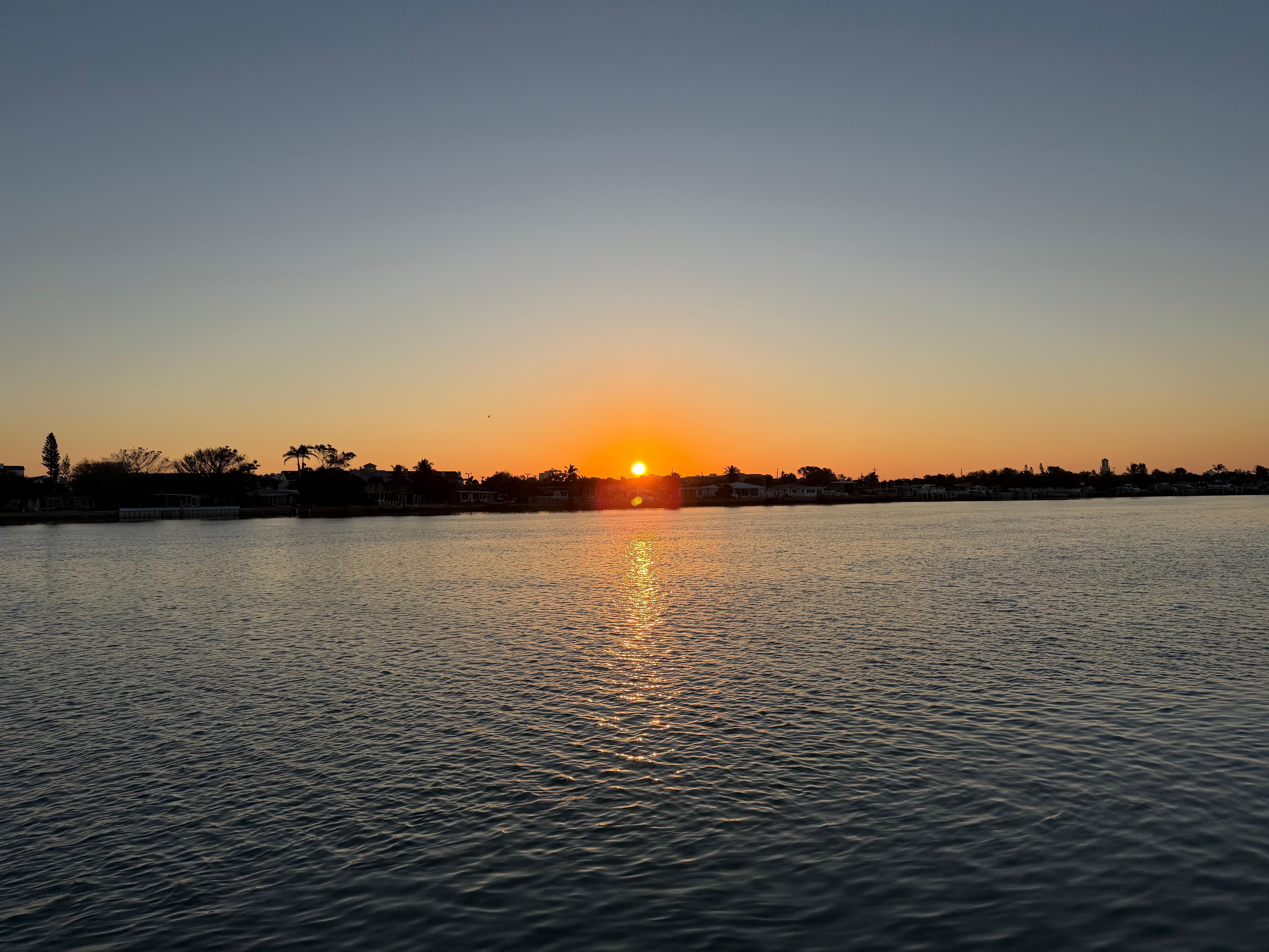 Sunrise over Blind Pass