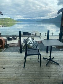 Super utsikt fra rommet.