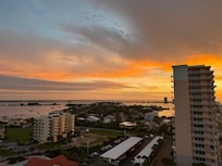 Sunrise view from the balcony