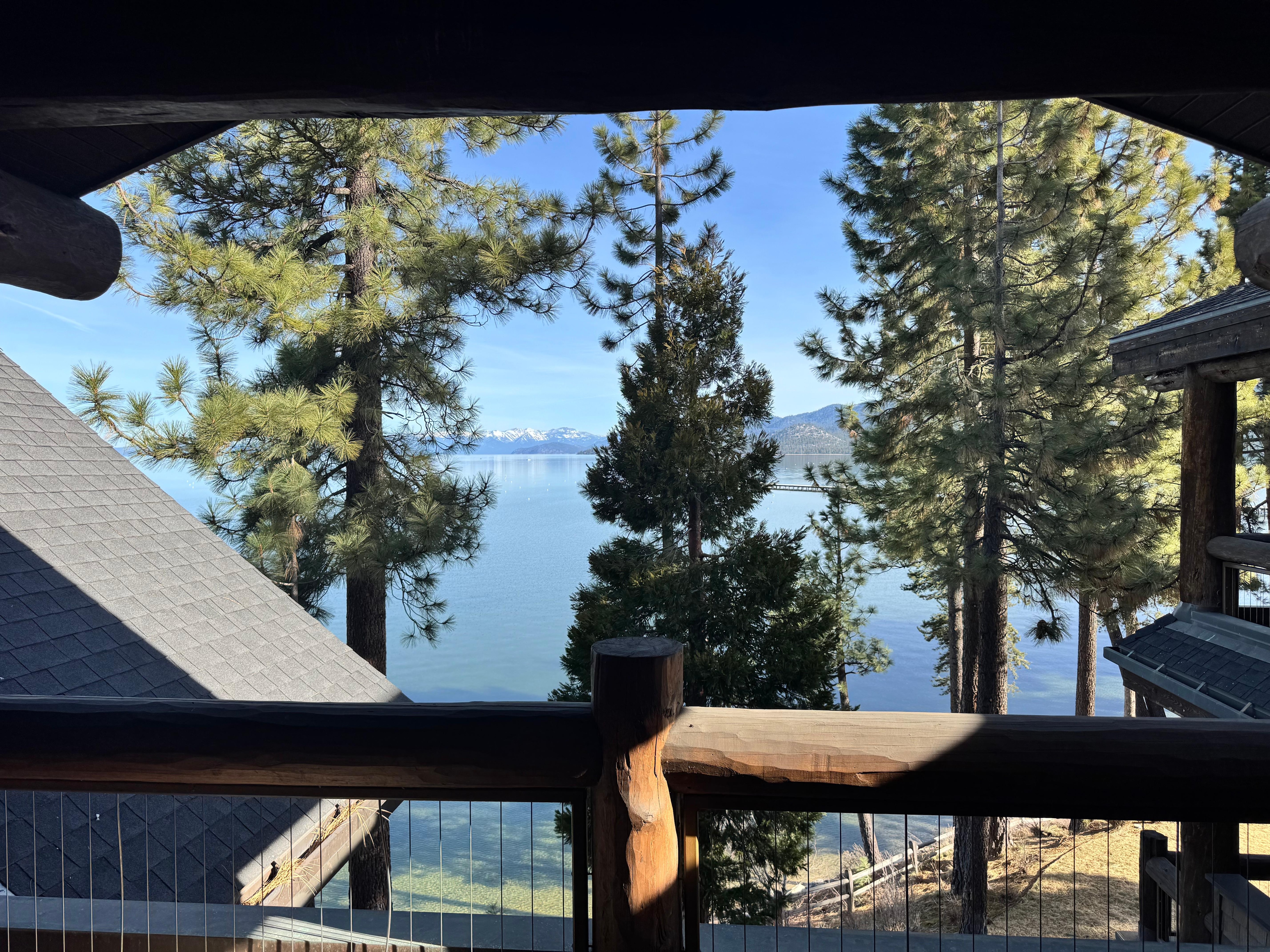 view from primary suite balcony