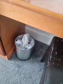 Rubbish bin full