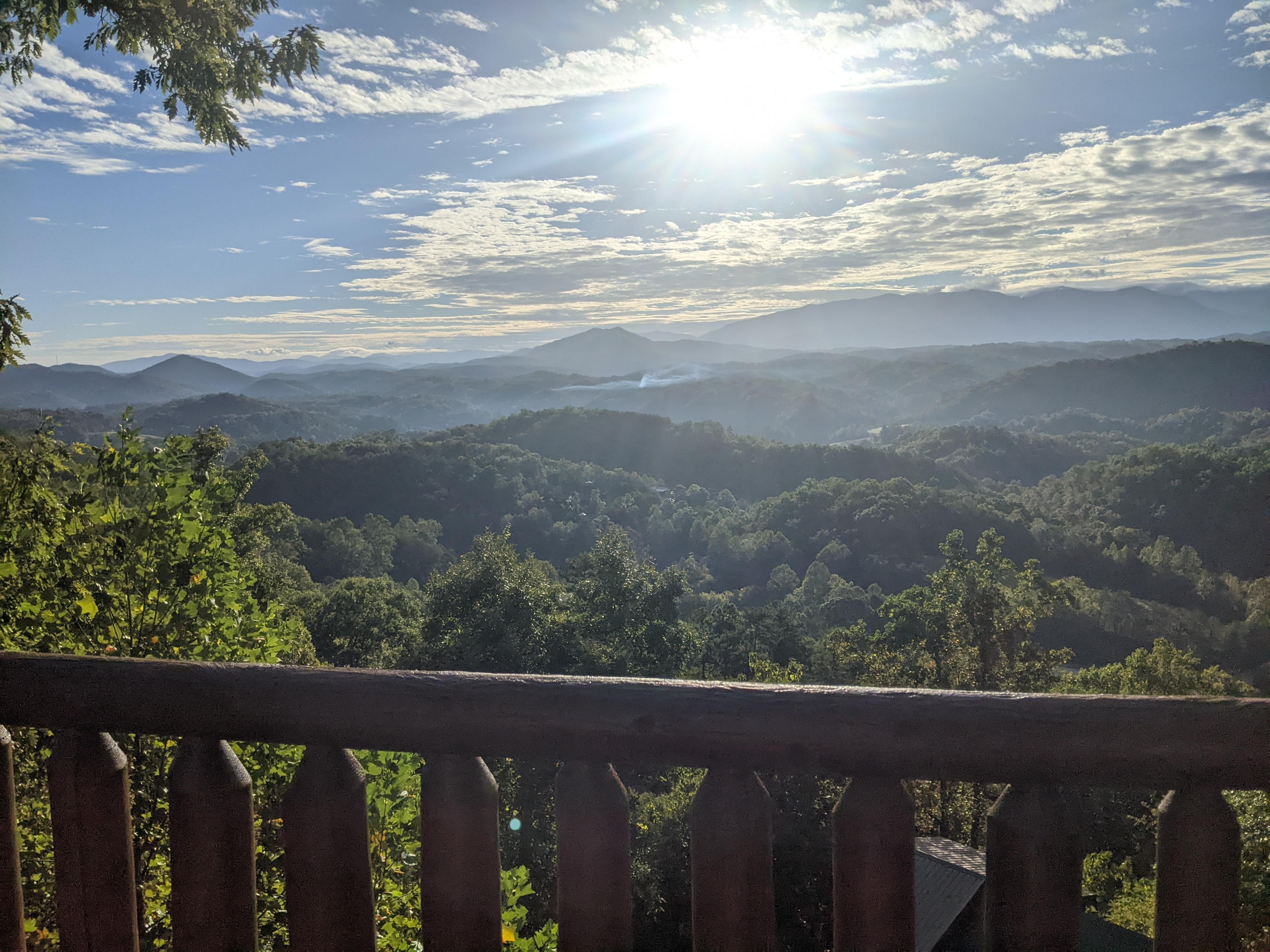 Stunning views from the upper deck