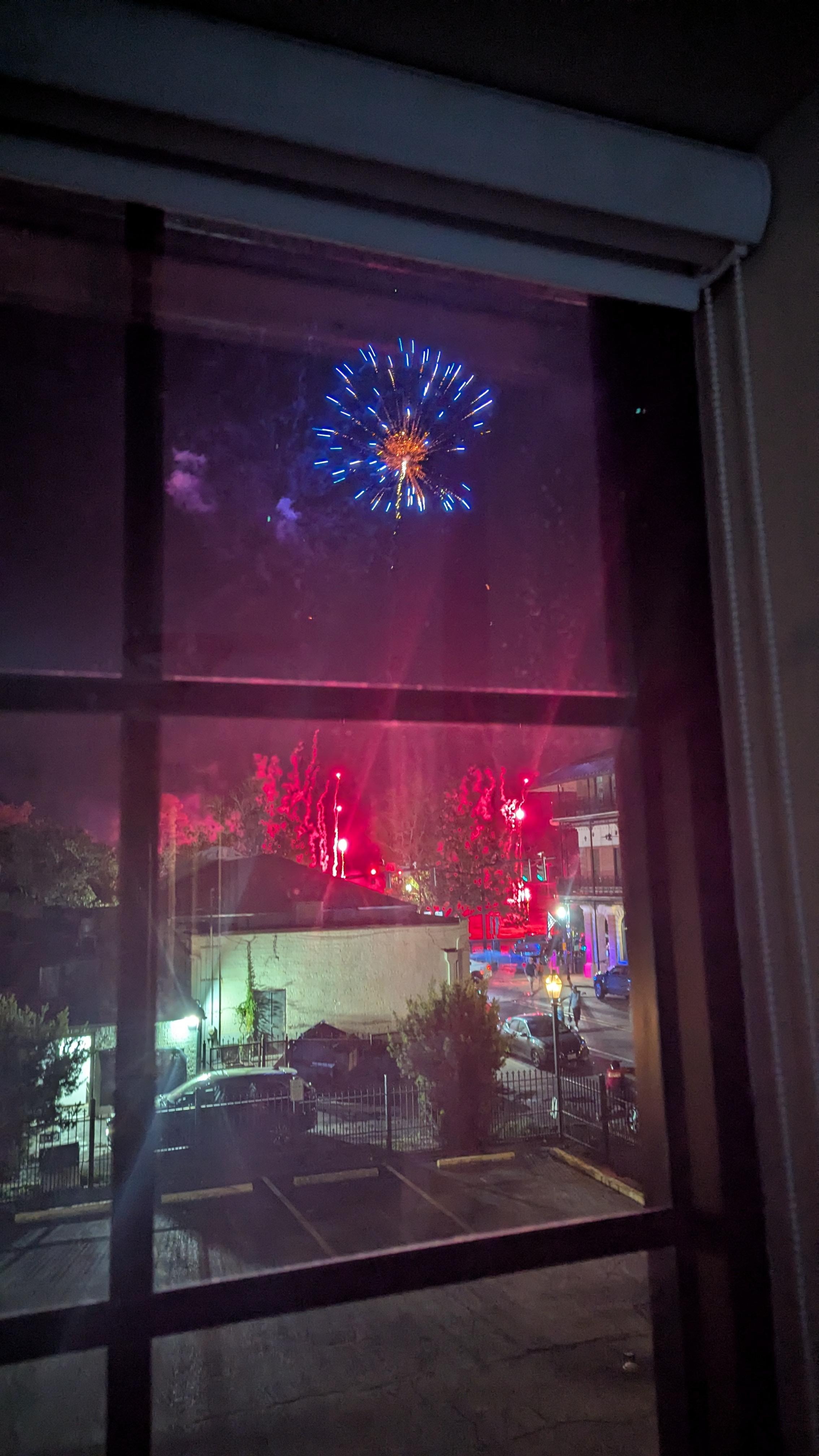 Fireworks from our room 