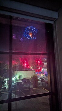 Fireworks from our room