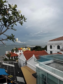 View from pool area