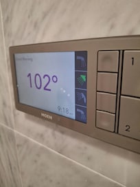 Wall panel for shower/bath