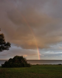 Rainbow over the Core Banks