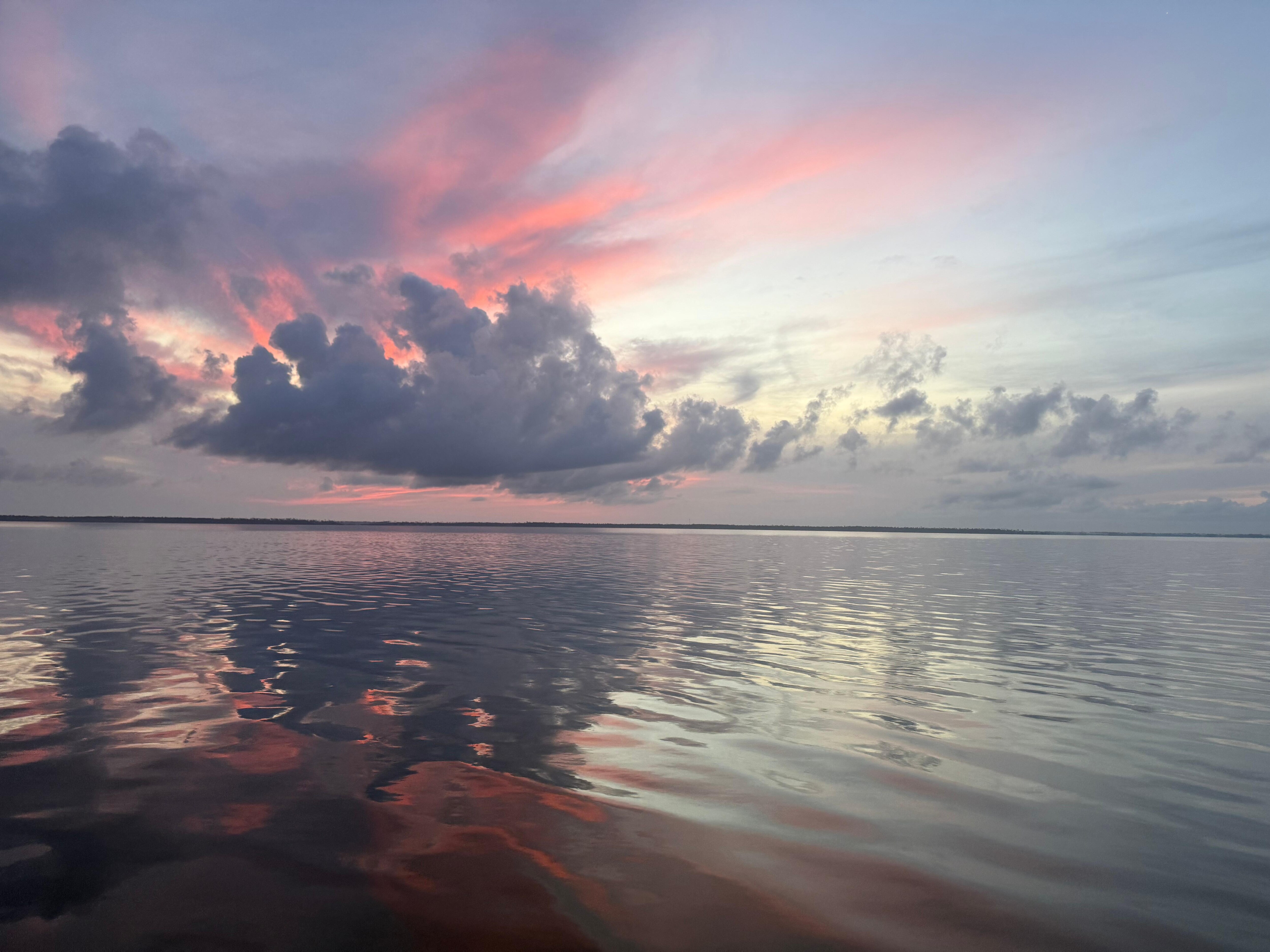 Sunrise from a fishing trip 