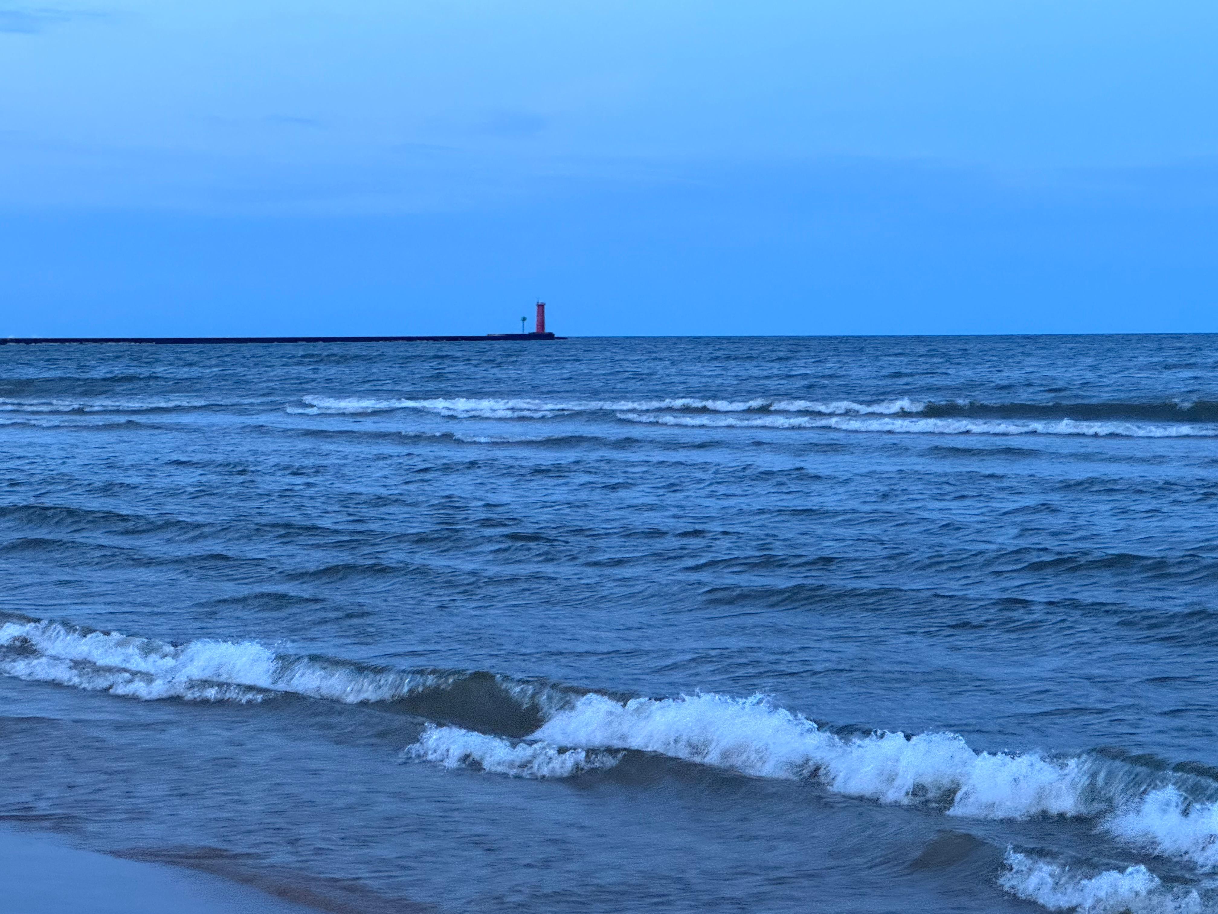 View from the beach