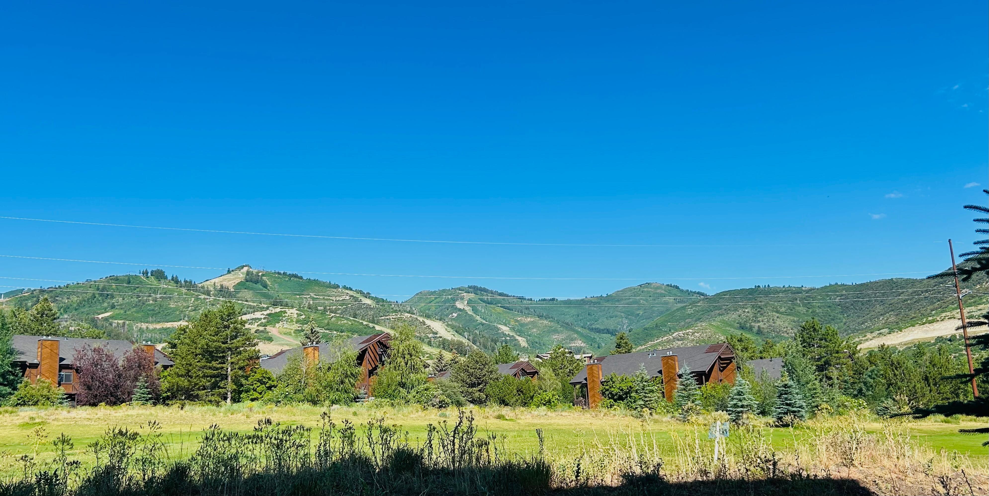 Mountain view from our condo