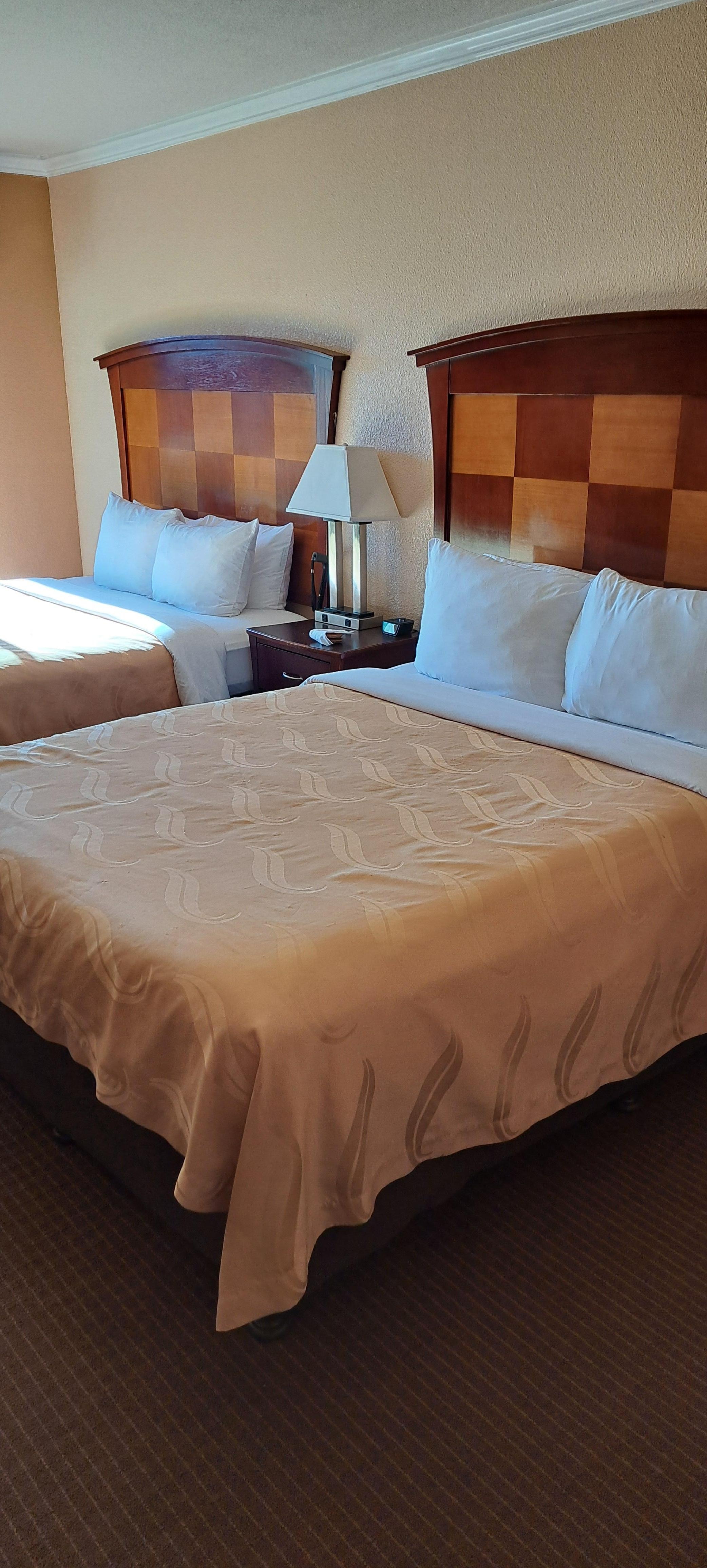 Two very comfortable queen beds.