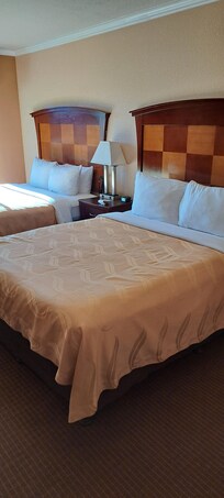 Two very comfortable queen beds.