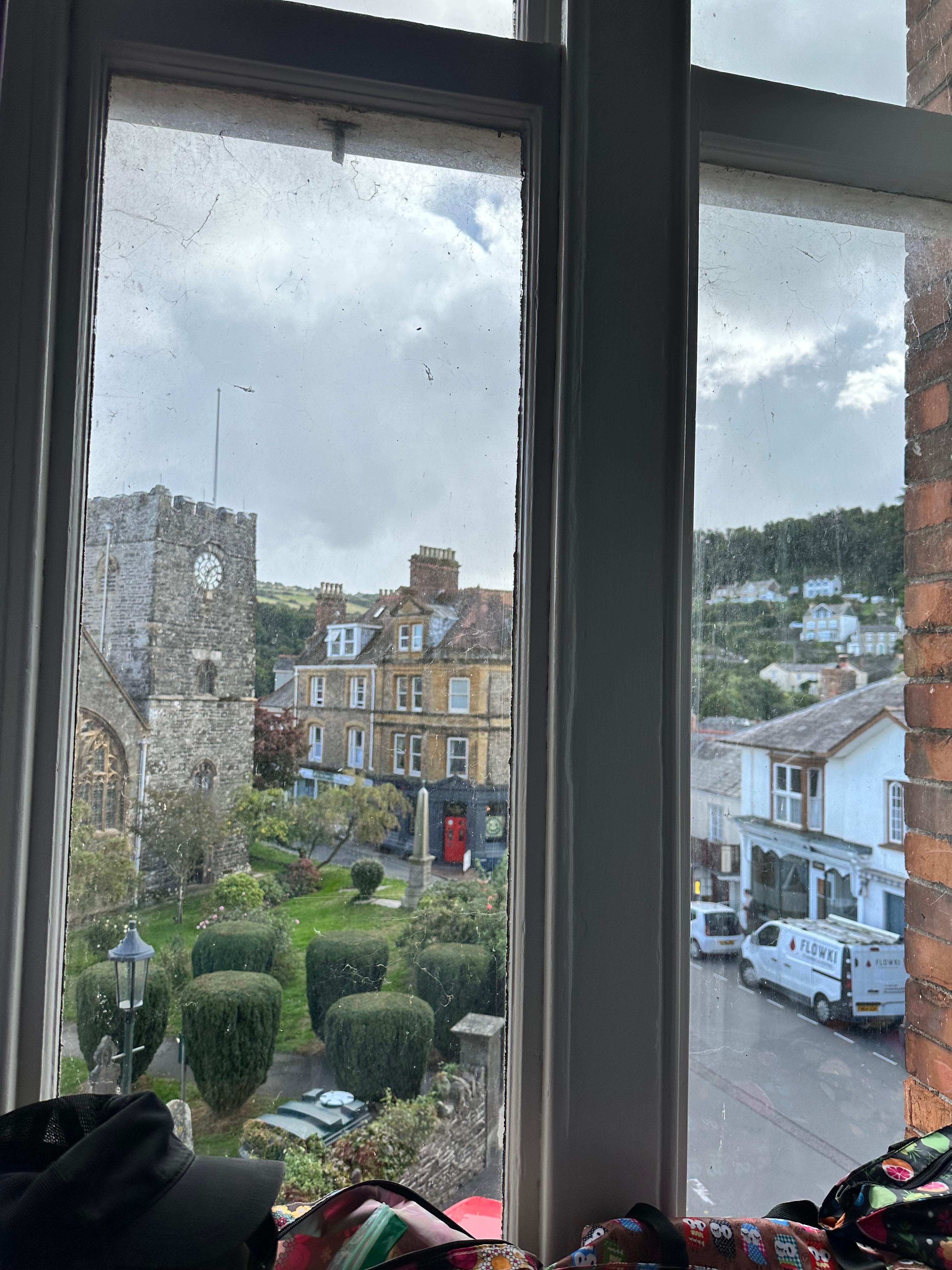 From the Twin bedroom First floor 