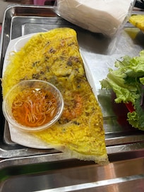 Lunch at the market, about a 5 minute walk