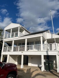 Missing siding on the 3rd floor