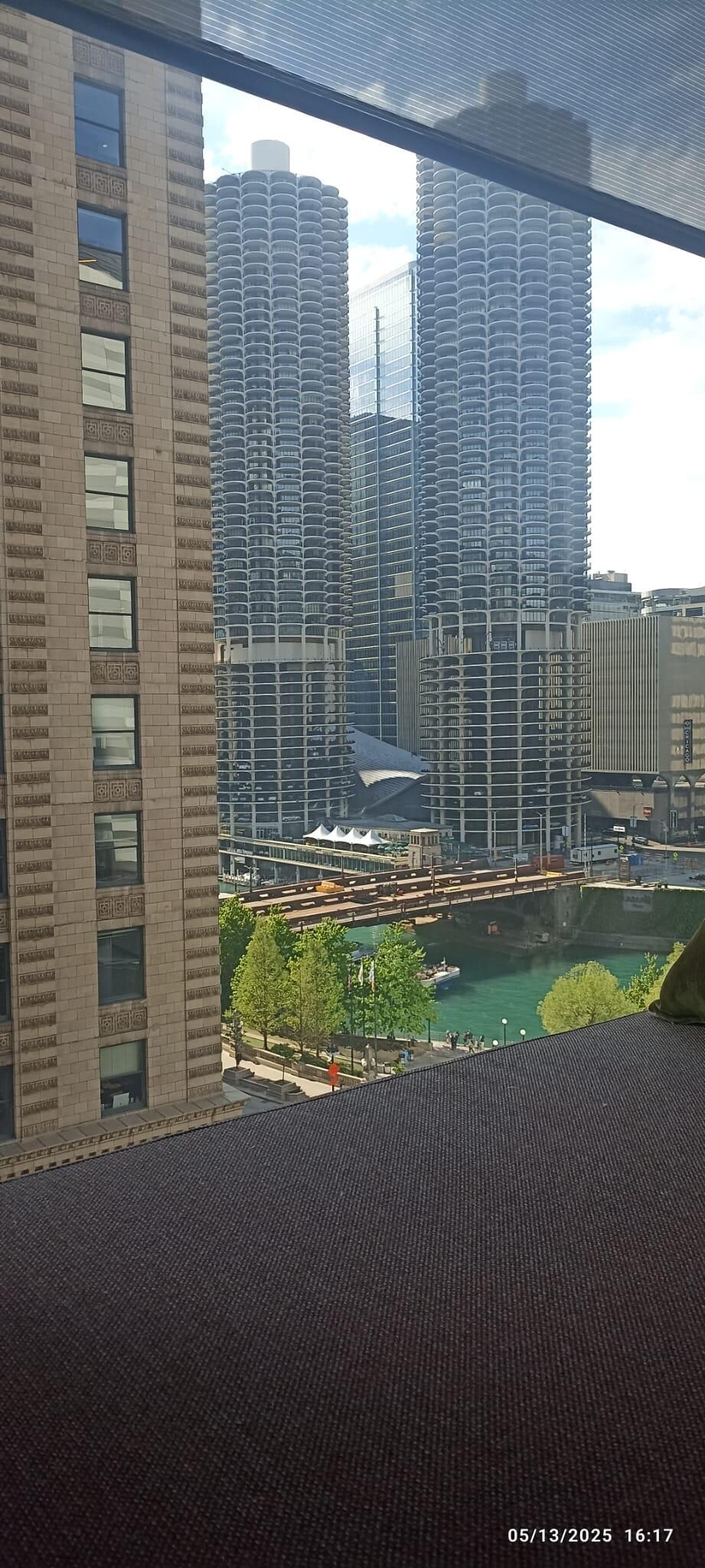 Room with a view from the 9th floor. 