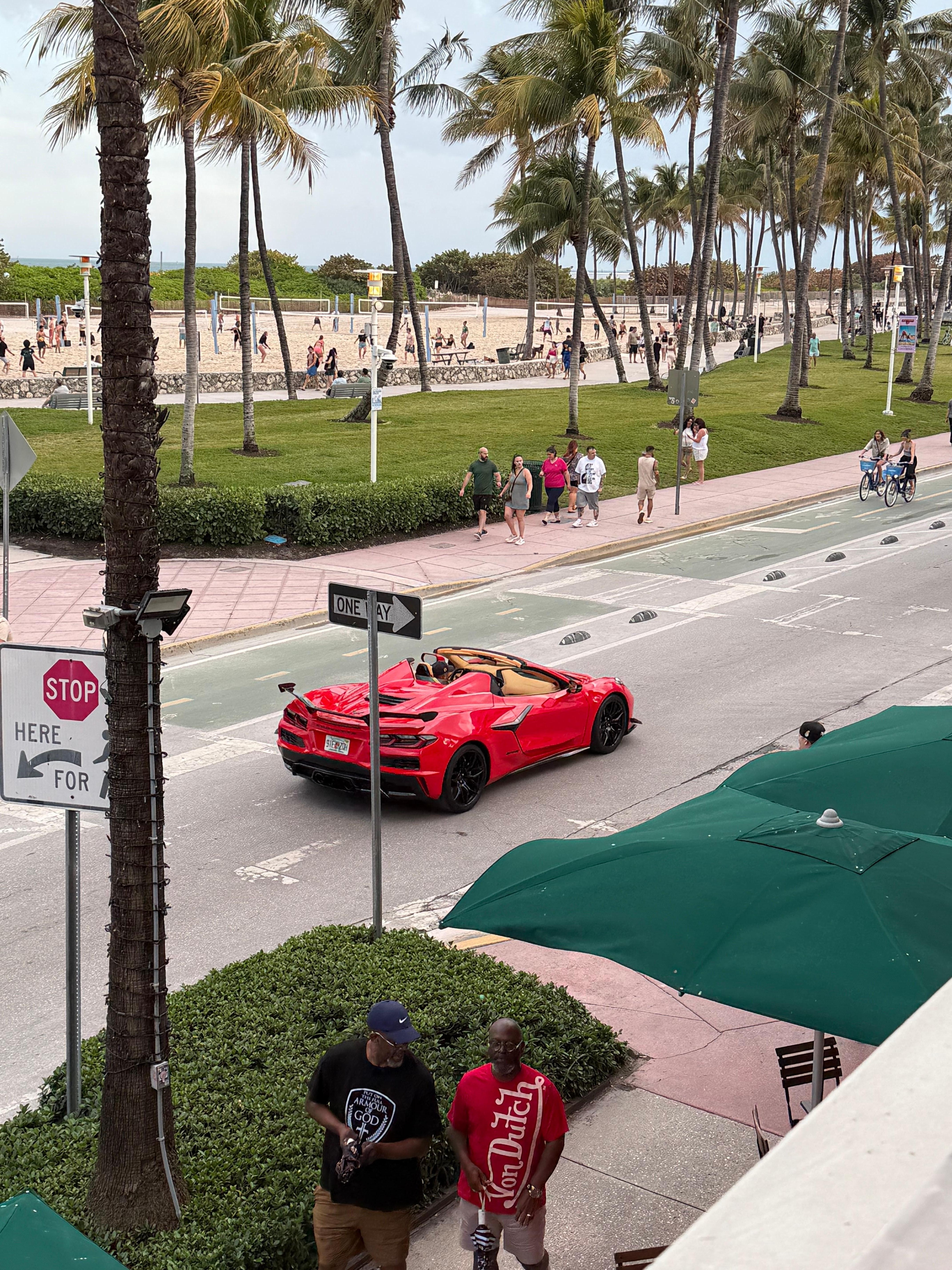 View from the balcony 