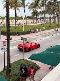 View from the balcony