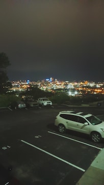 Night view off of the balcony