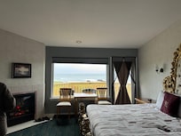 The overall view of the room.