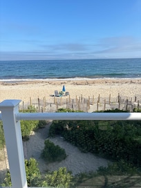 Taken from deck of house showing path to private beach.