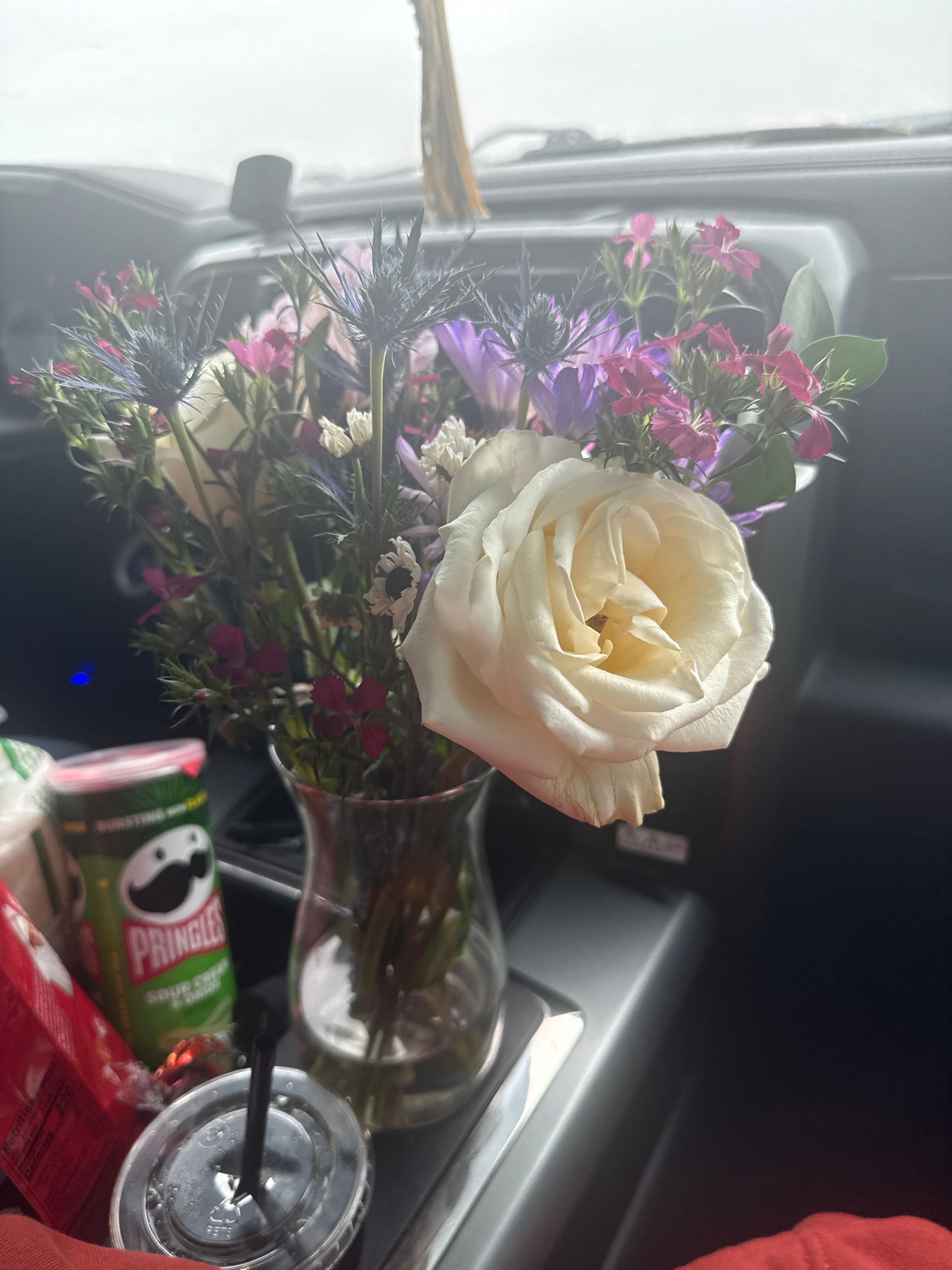 This flowers were in our room welcoming us 