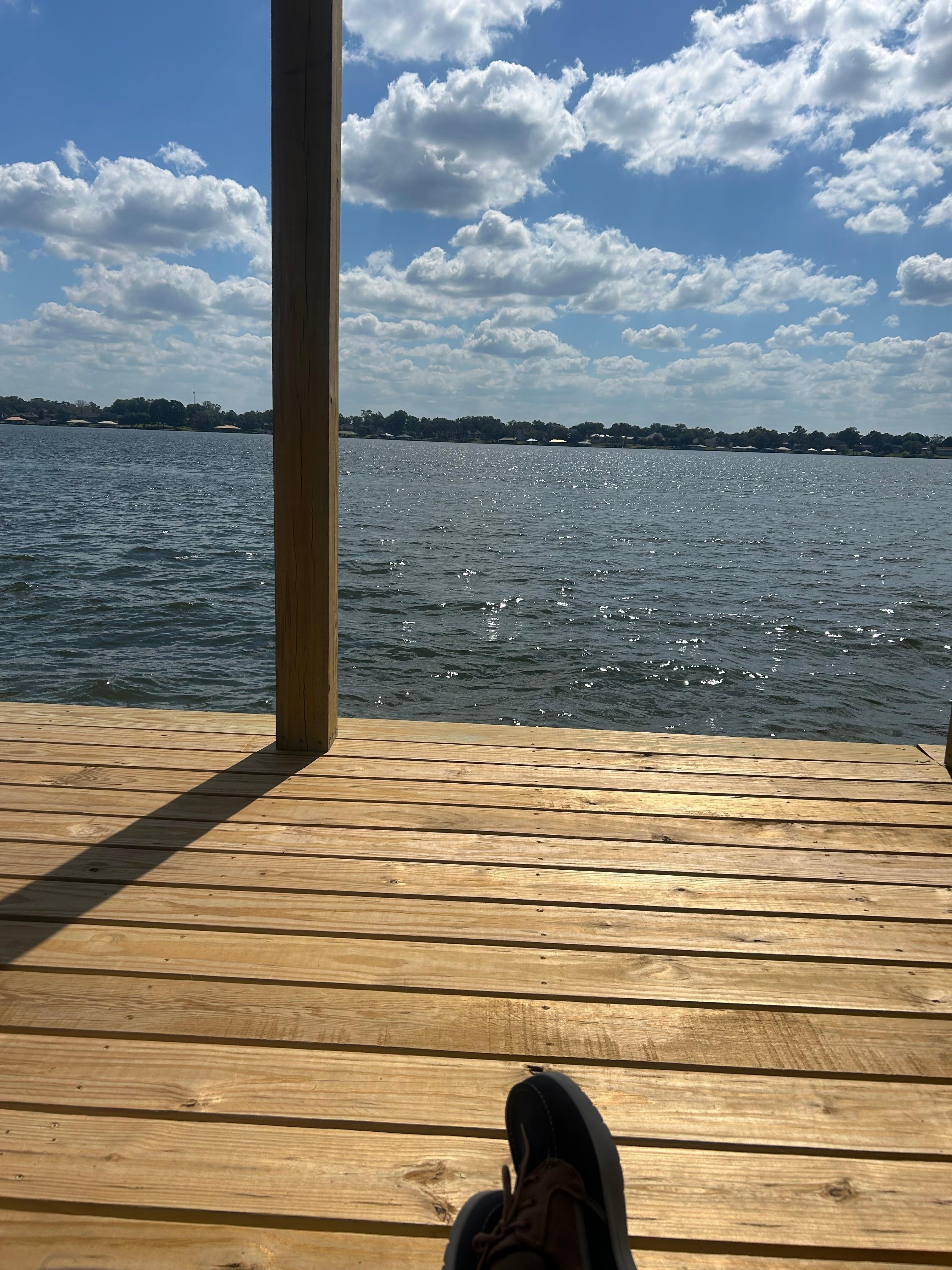 Lake deck