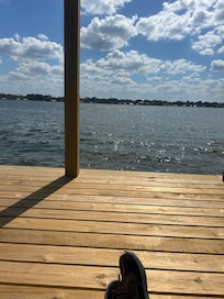 Lake deck