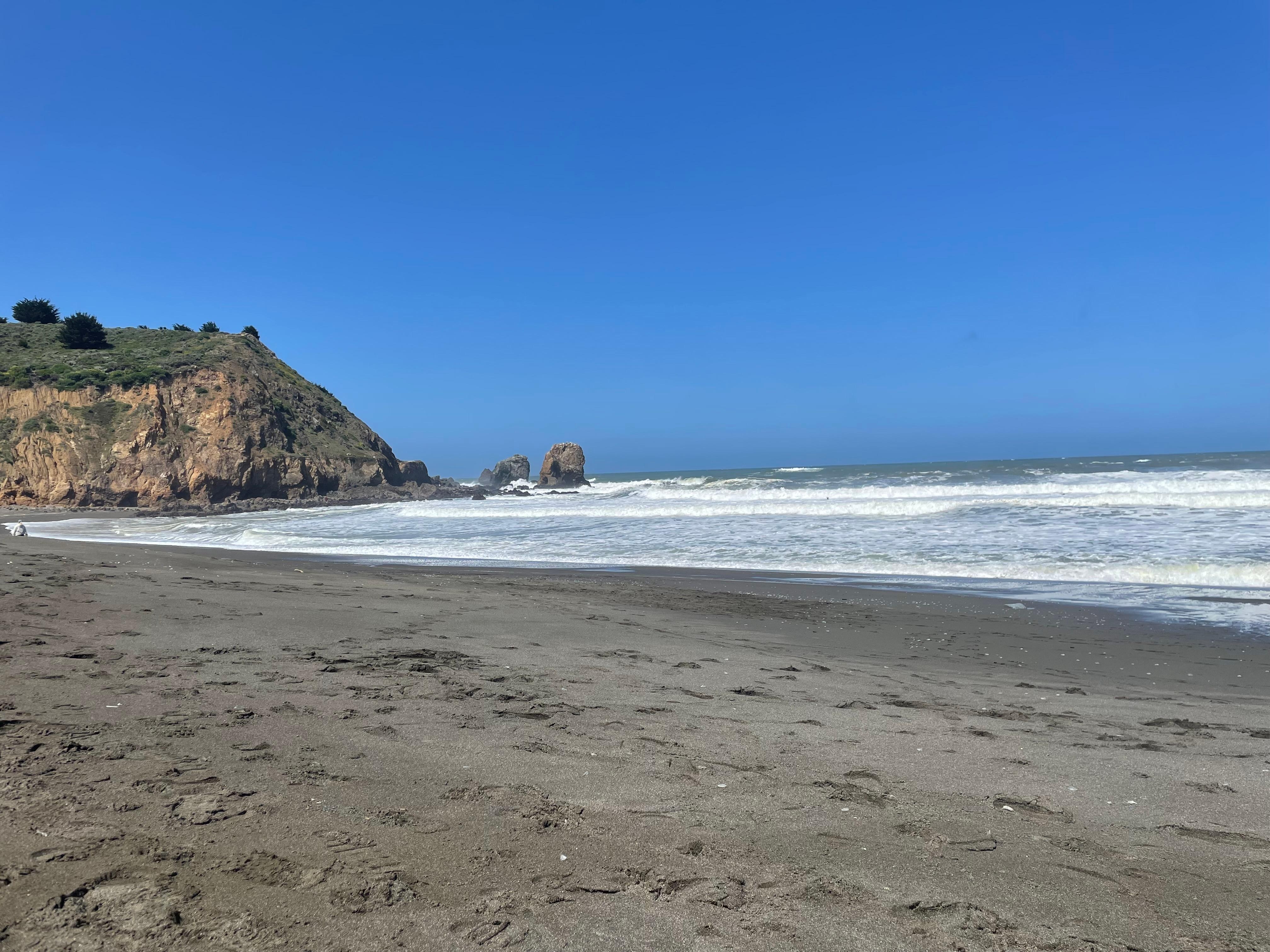 Beach access from hotel