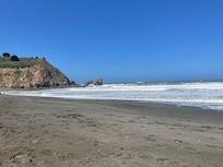 Beach access from hotel