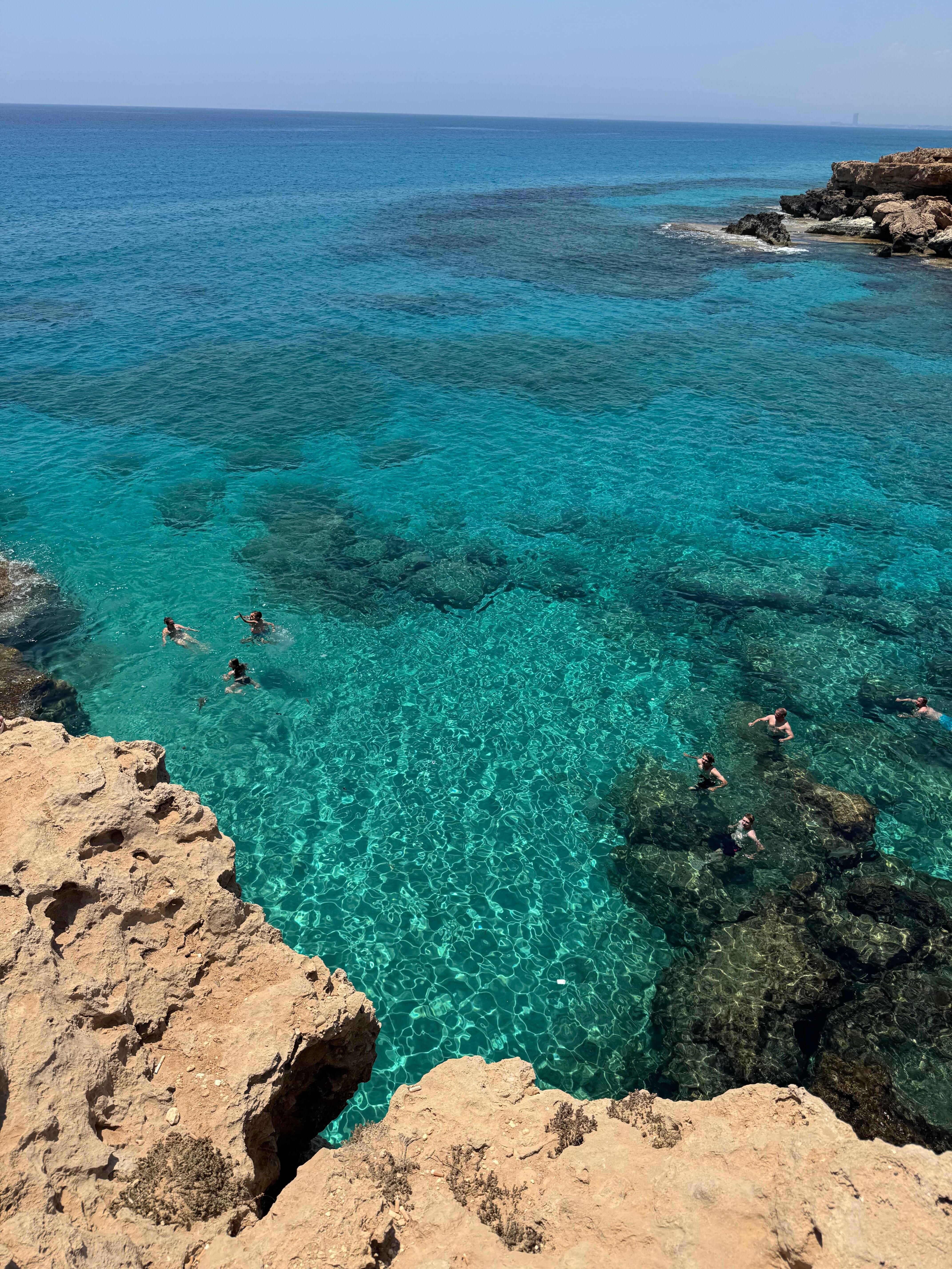 Cliff jump just outside Ayia Napa