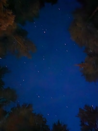 The sky in the night