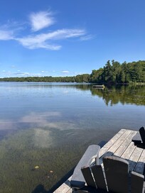 Mid day. Easy to get to the floating dock