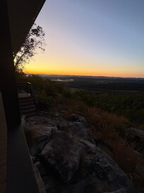 Sunrise off the back porch.
