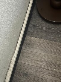 Dirty baseboard