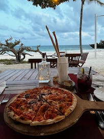 Dinner on the beach