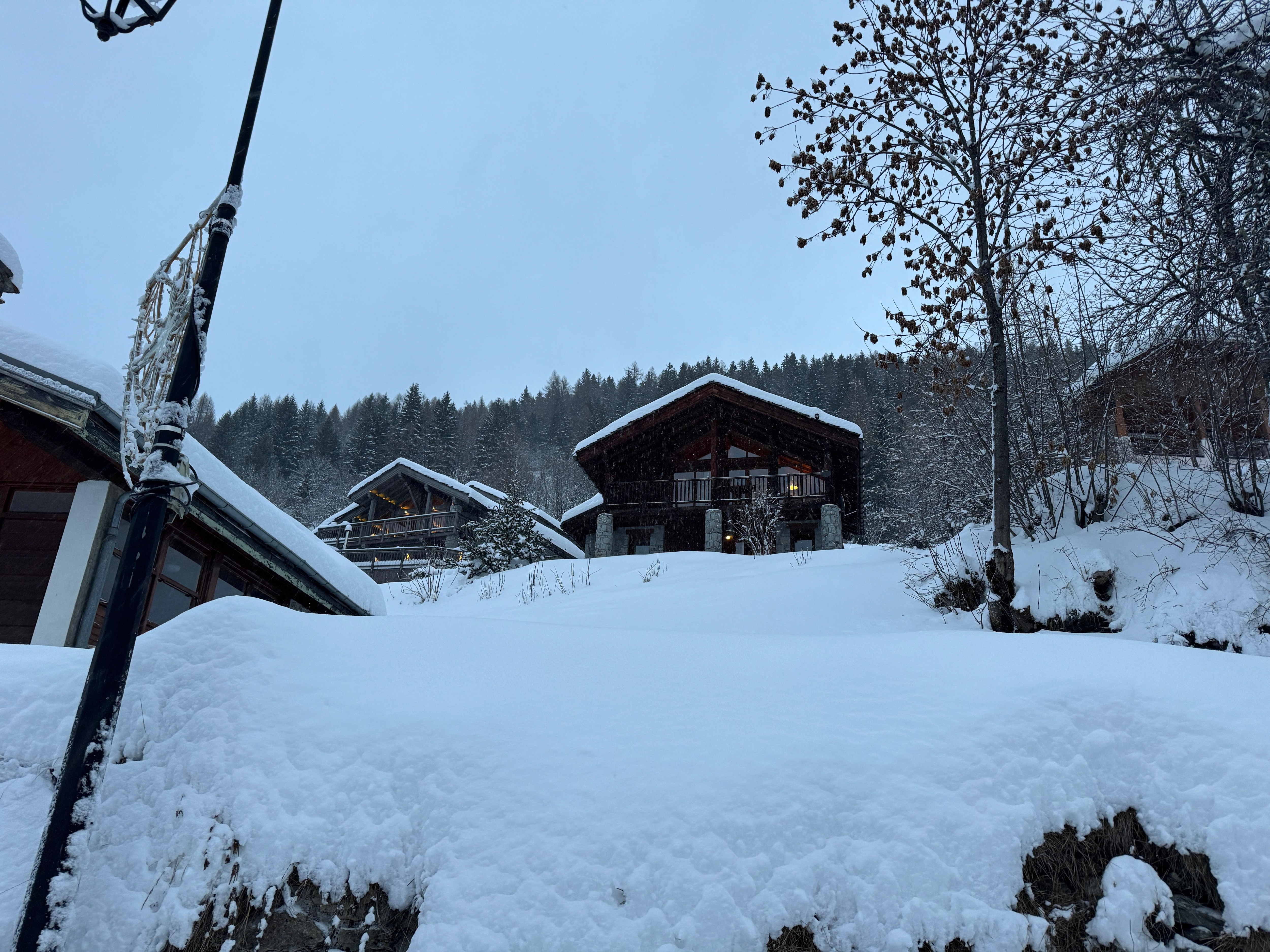 View of the house after we got 2 feet of snow