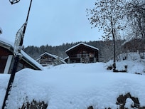 View of the house after we got 2 feet of snow