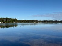 Crimson lake, 20 minutes away.