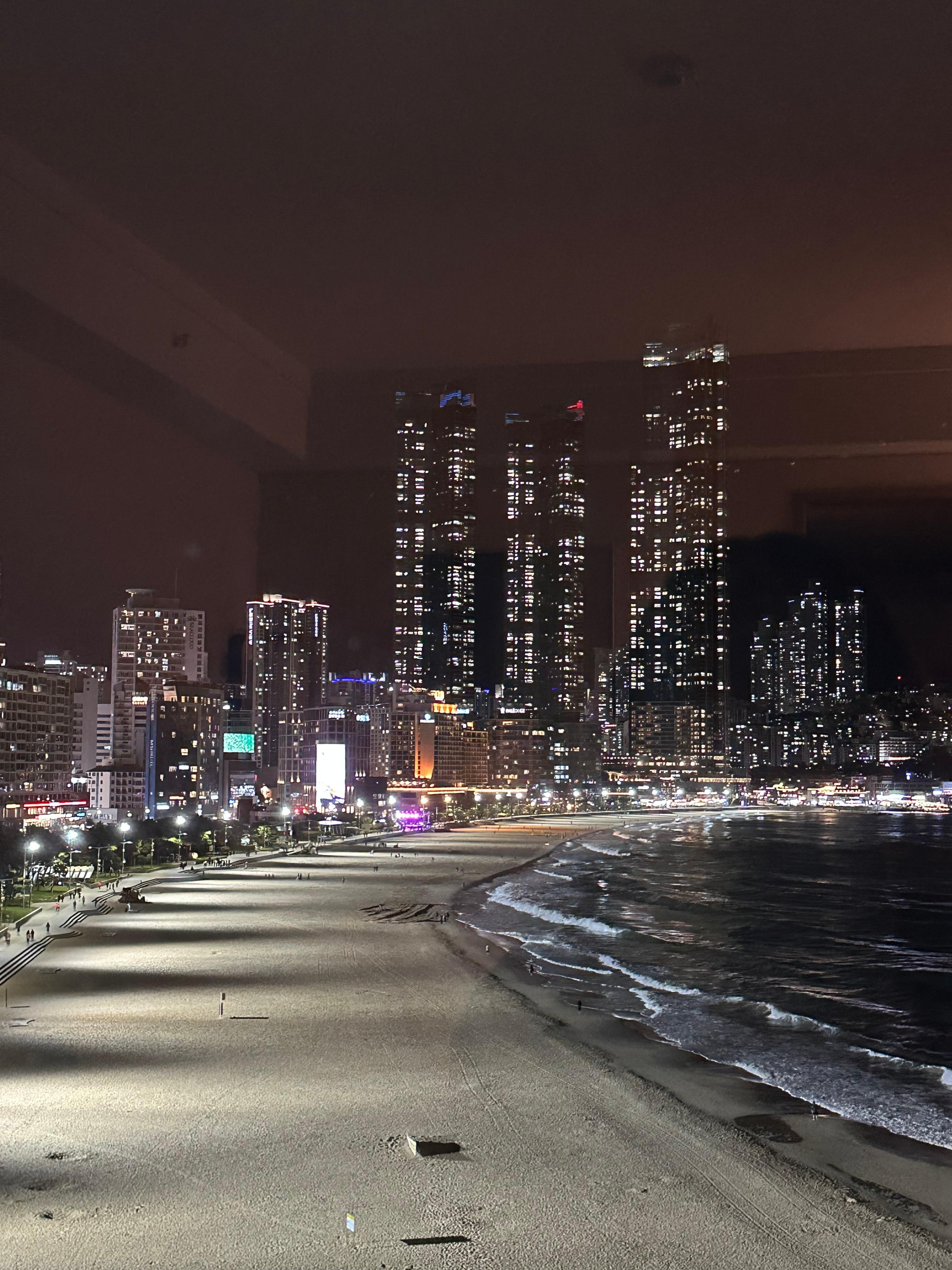 Night view from our toom