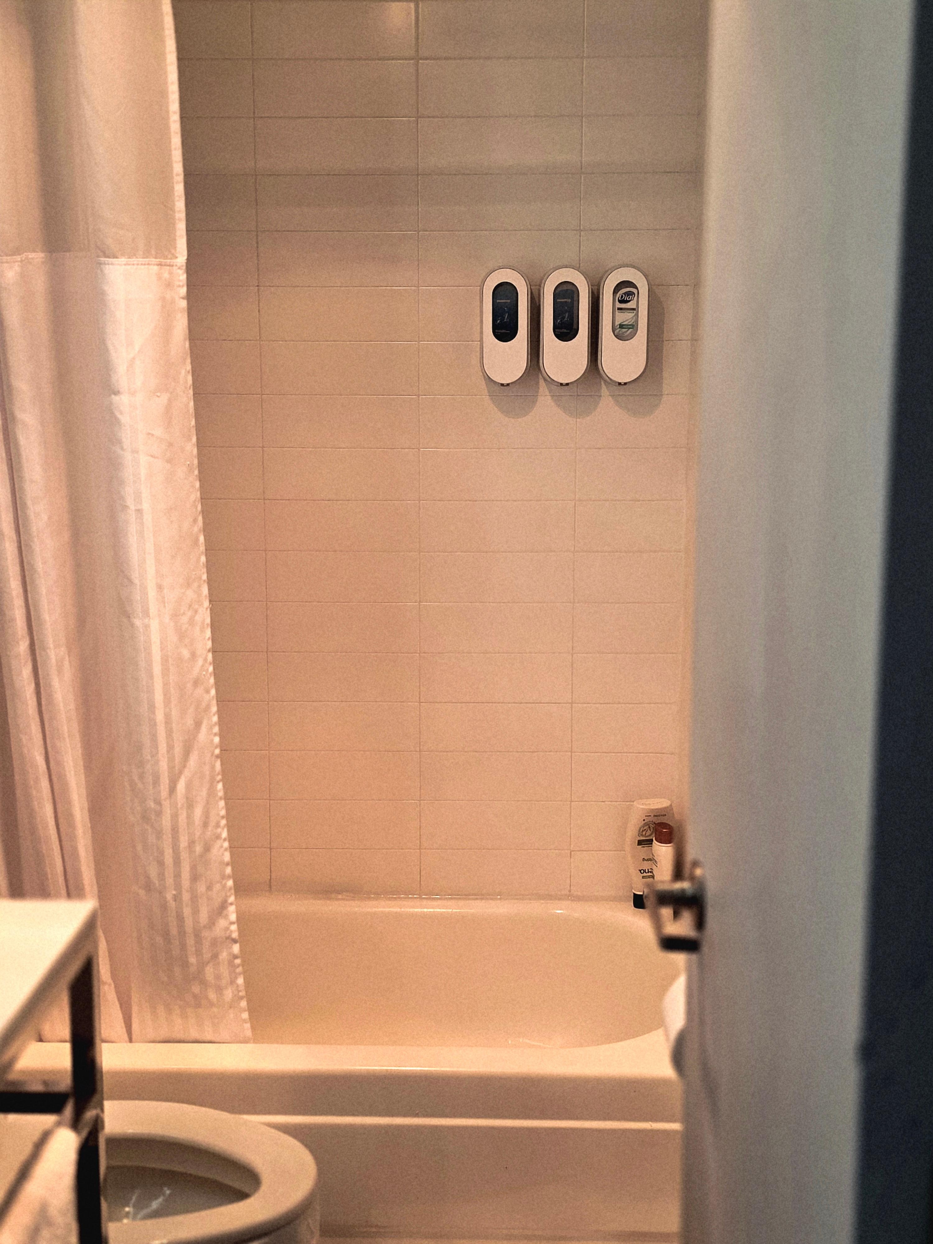 Bathtub/ shower has if you need any. 