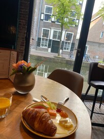 Our breakfast with a view