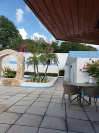 Kiddie pool and washrooms