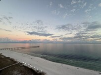 Balcony view of the pier (east)