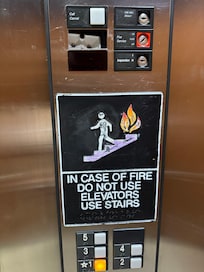 Elevator missing buttons